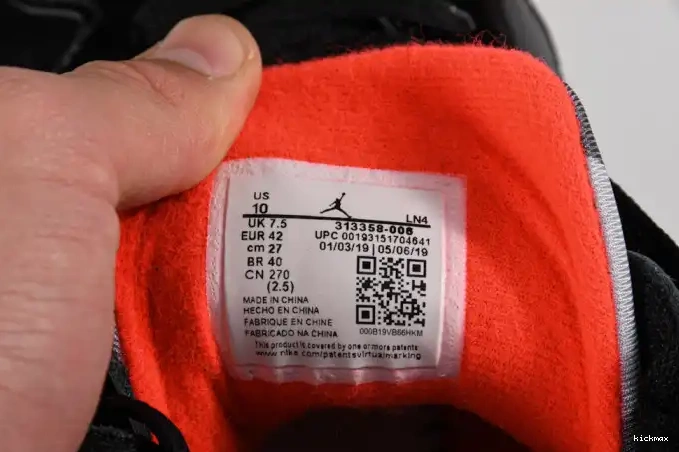 Cheap Patent Retro Black Air Jordan 7 313358-006 0426